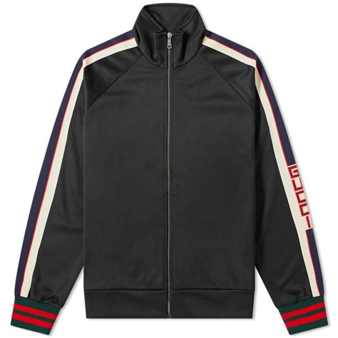 gucci taped track jacket|farfetch Gucci jacket.